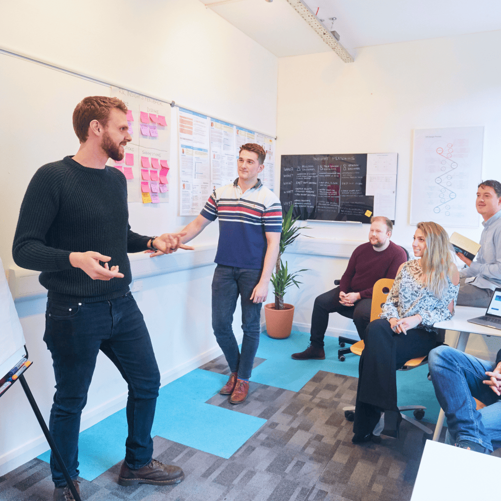 Jason running a workshop